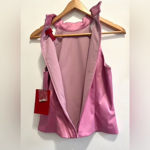 NWT Women's evening top JS Collections size 4. Zipper on the back. - Picture 5 of 6